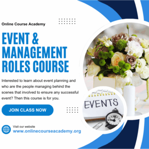 Event & Management Roles Course